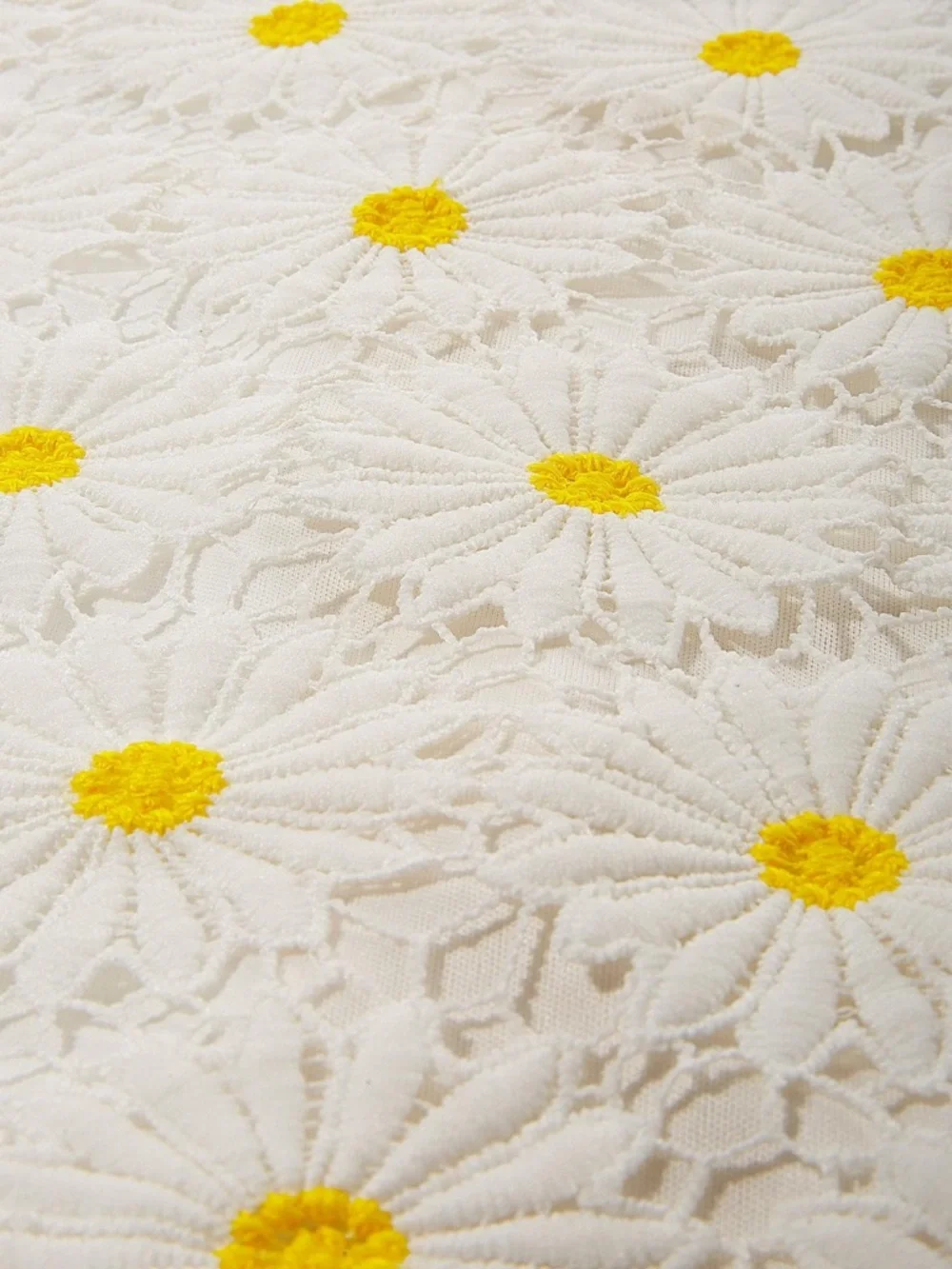 Boston Proper Daisy Lace Tunic Dress Long Sleeve Mini Size Small - Picture 5 of 12